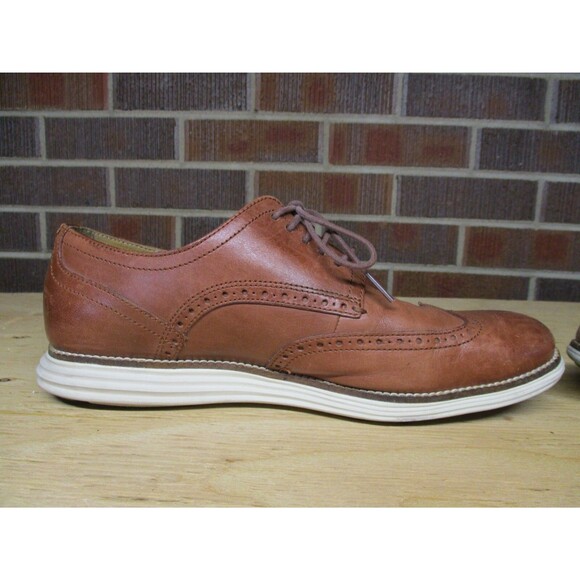 Cole Haan Mens Original Grand Wingtip Oxford Brown Leather C26471 Size 10.5 M main image 4